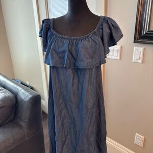 Philosophy Blue Denim Top